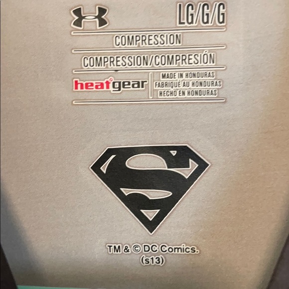Under armour compression Superman logo gym tee - Picture 3 of 6